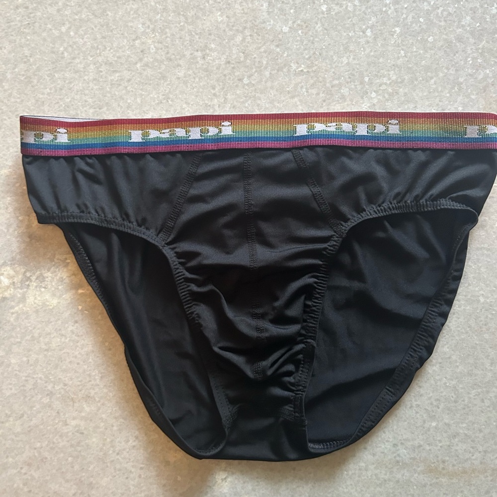 Papi Pride Black Brief